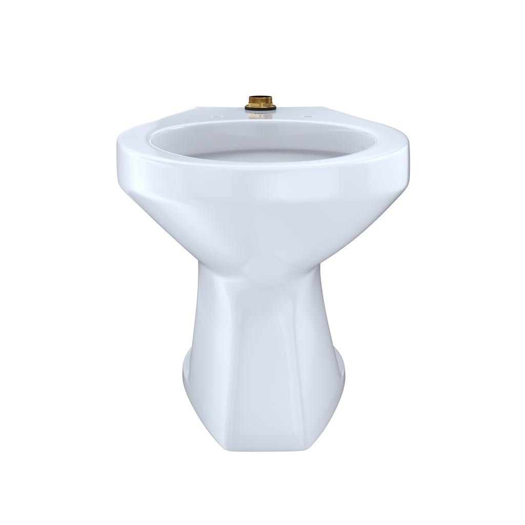 TOTO CT705UN Commercial Flushometer Ultra High Efficiency Elongated Toilet  Cotton CeFiONtect